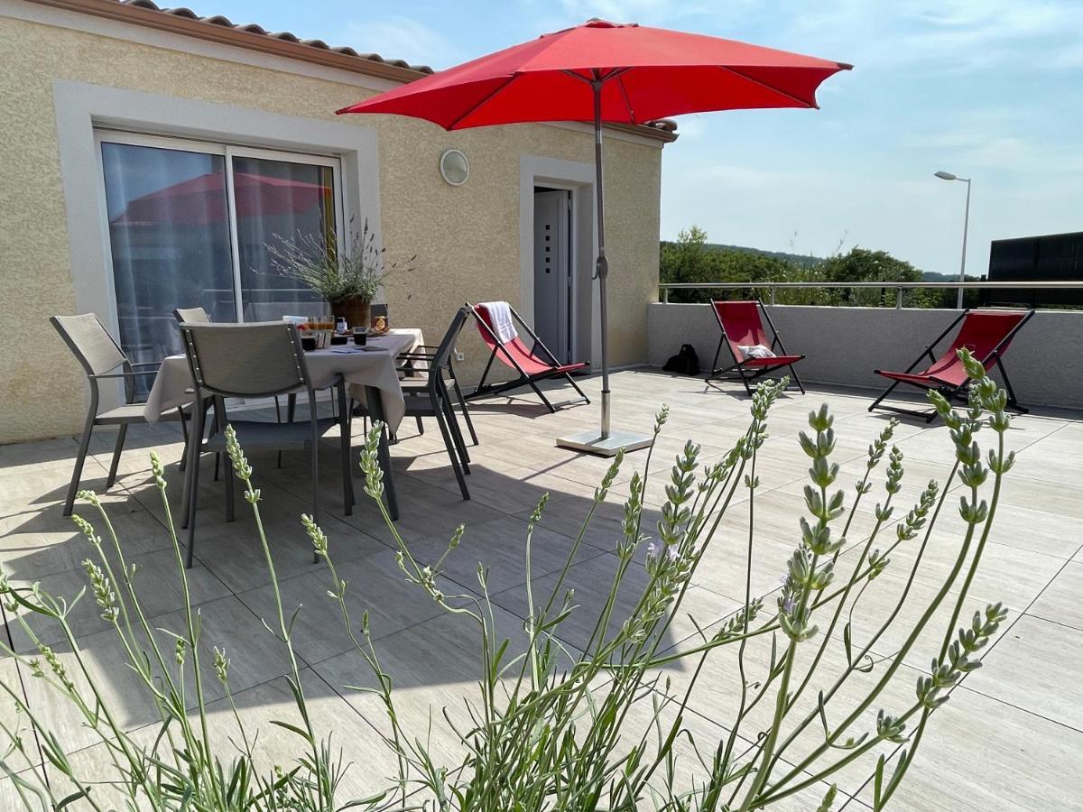 Val Des Bruyeres - Gite 15Mn Pezenas Avec Terrasse Et Cour Close - Parking Privatif Securise - Wifi Ftth Gratuit Neffies 외부 사진